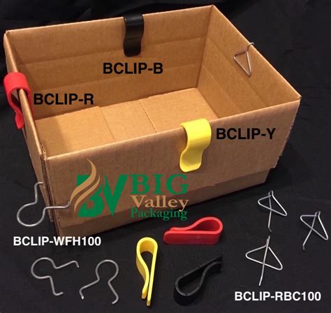 holding box flap clips